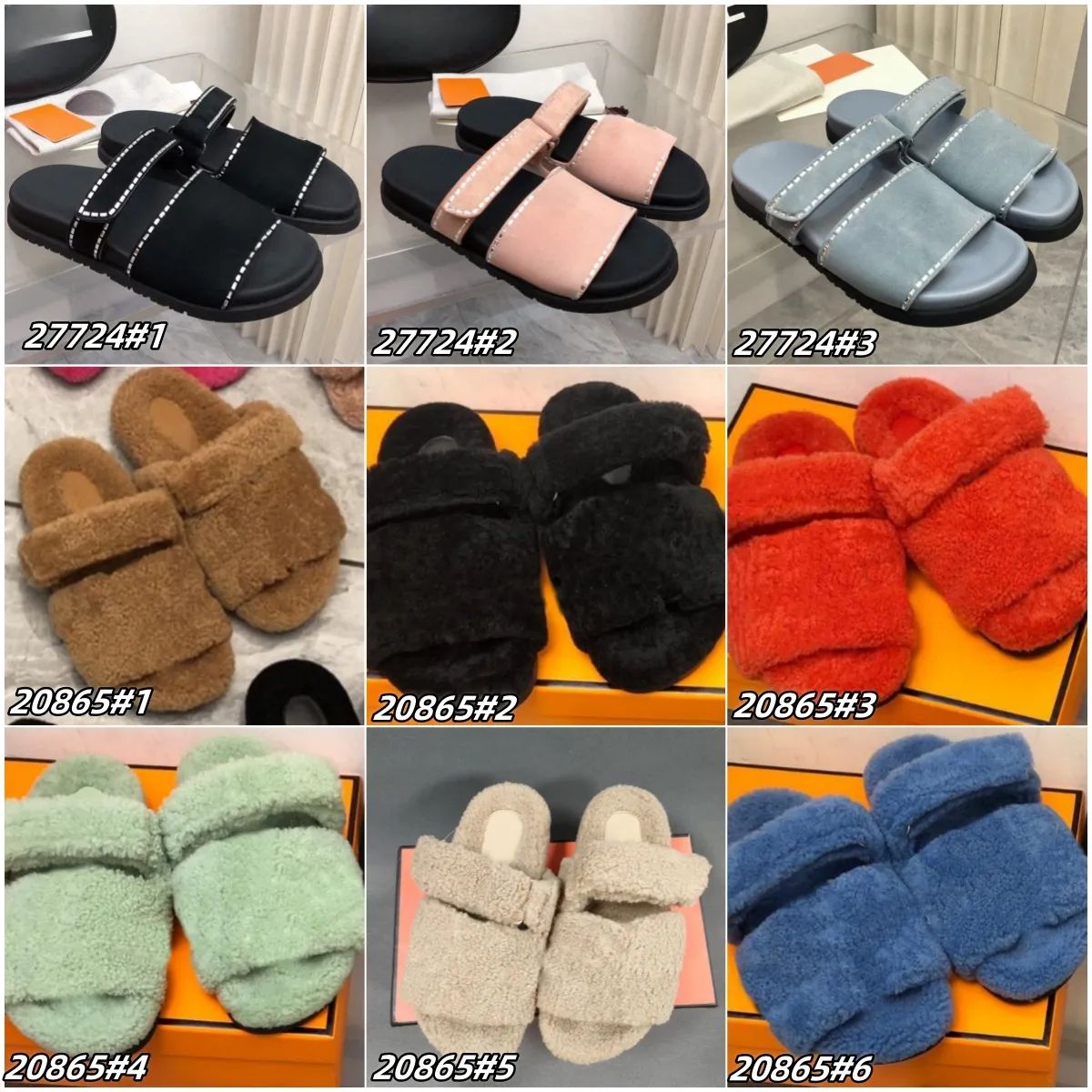 Fashion shoes Word One Line Slippers with Wool or diamonds HH11 | DHGate