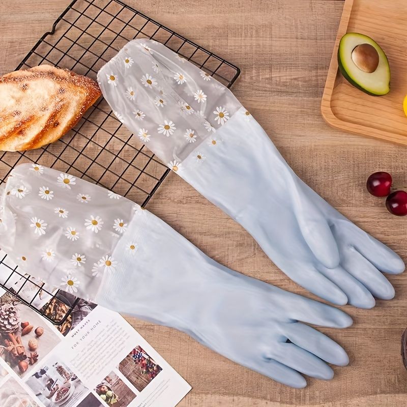 Long Sleeve Rubber Gloves Reusable Dishwashing Gloves - Temu | Temu Affiliate Program