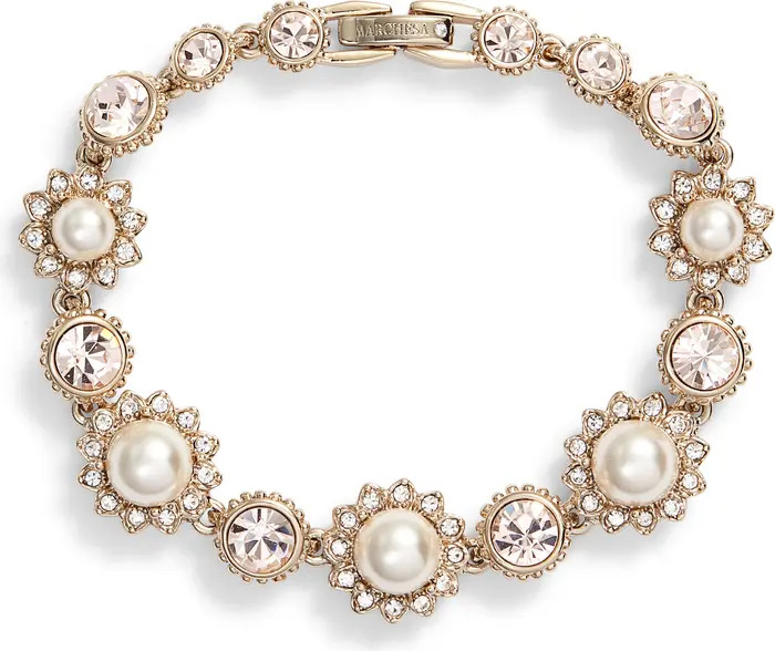 Marchesa Imitation Pearl Line Bracelet | Nordstrom | Nordstrom