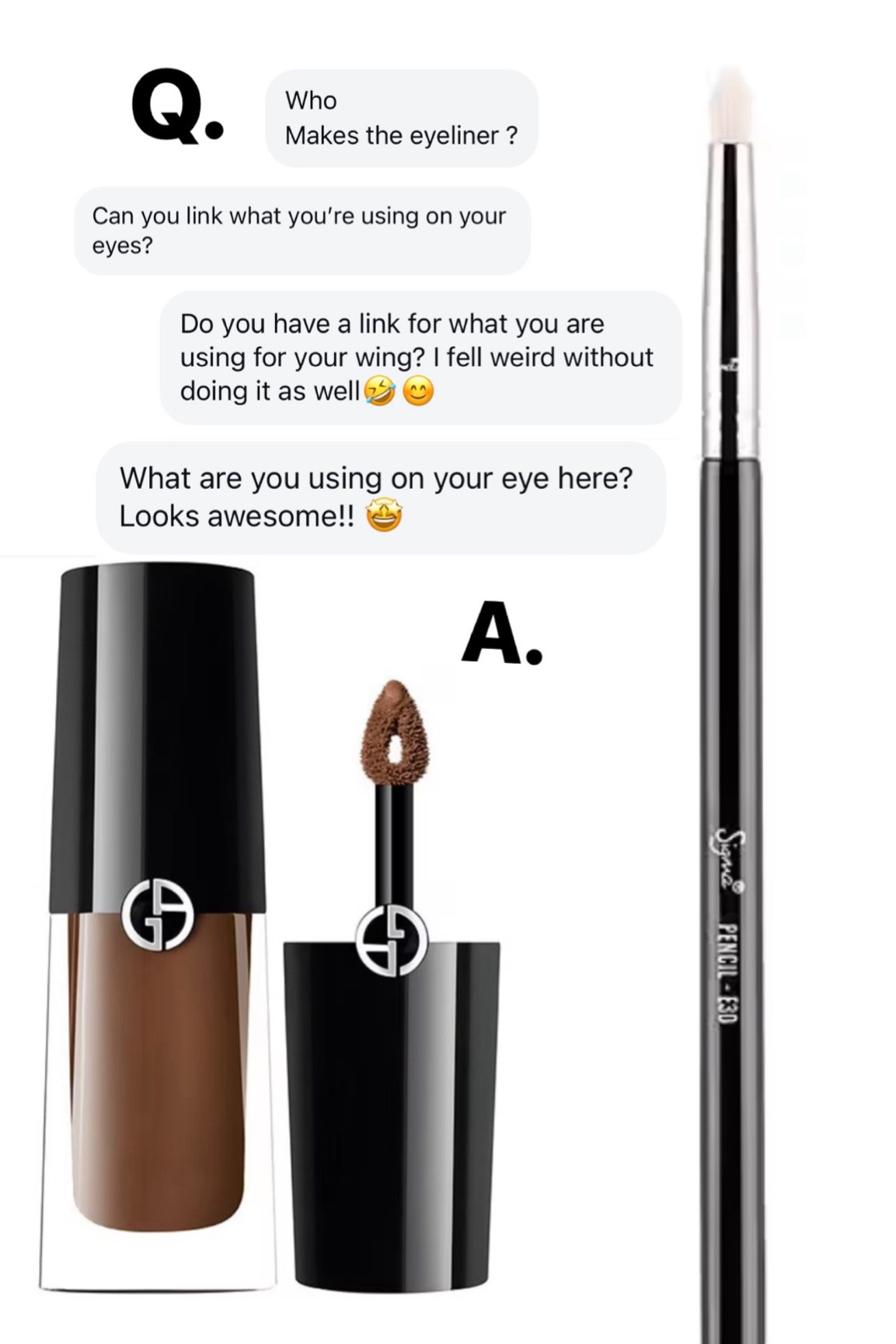 This eyeliner is an actual longwear eye tint I’ve been using as an eyeliner for over two years now! It’s natural looking and long lasting, color WOOD. Sold out in most places but I found it here! I use a pencil brush to “pull” the cat eye, brush it while it’s wet because once it dries it won’t budge. 

#LTKBeauty #LTKOver40 #LTKFindsUnder50