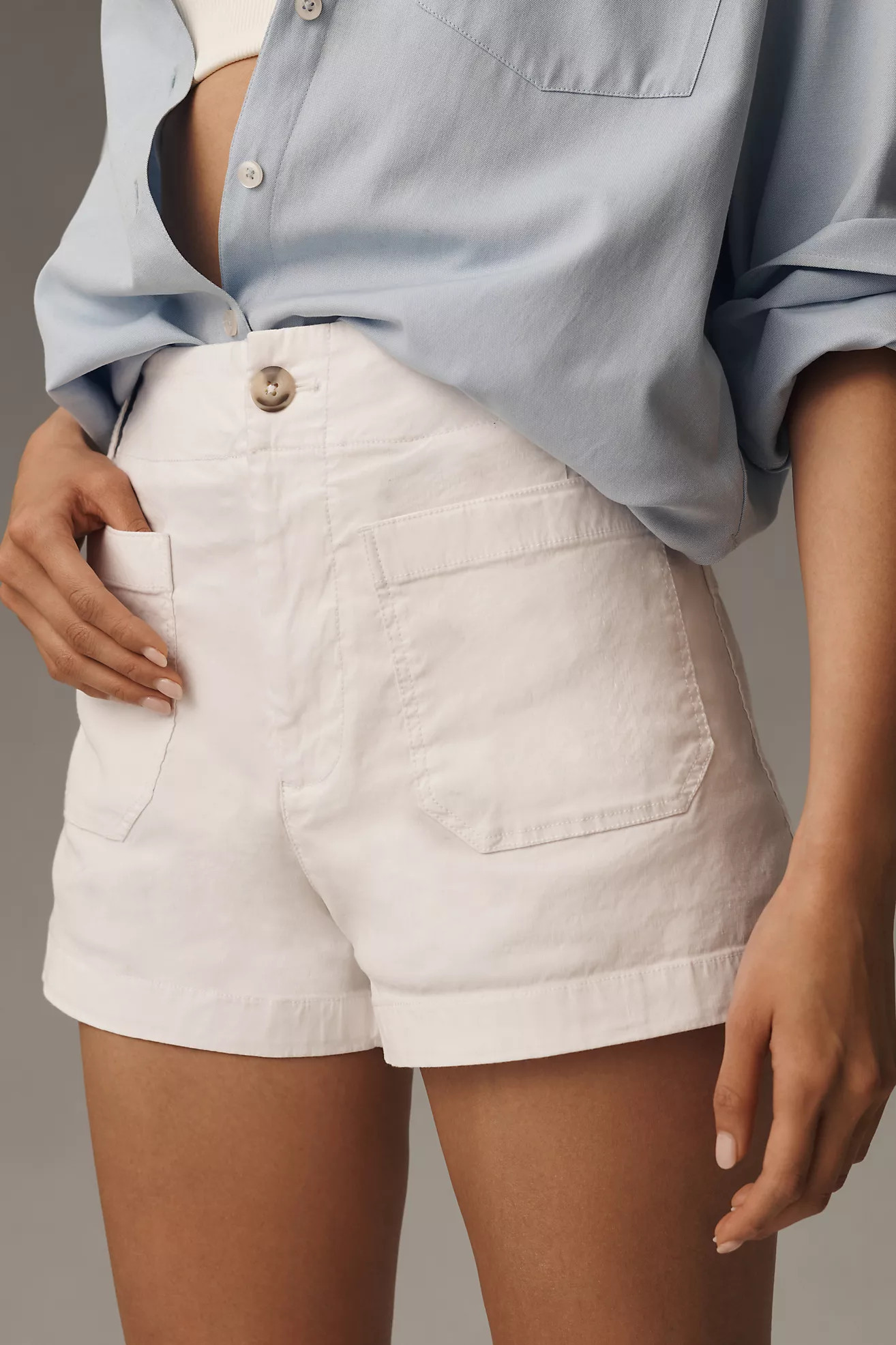 The Colette Magic Fabric Shorts by Maeve | Anthropologie (US)