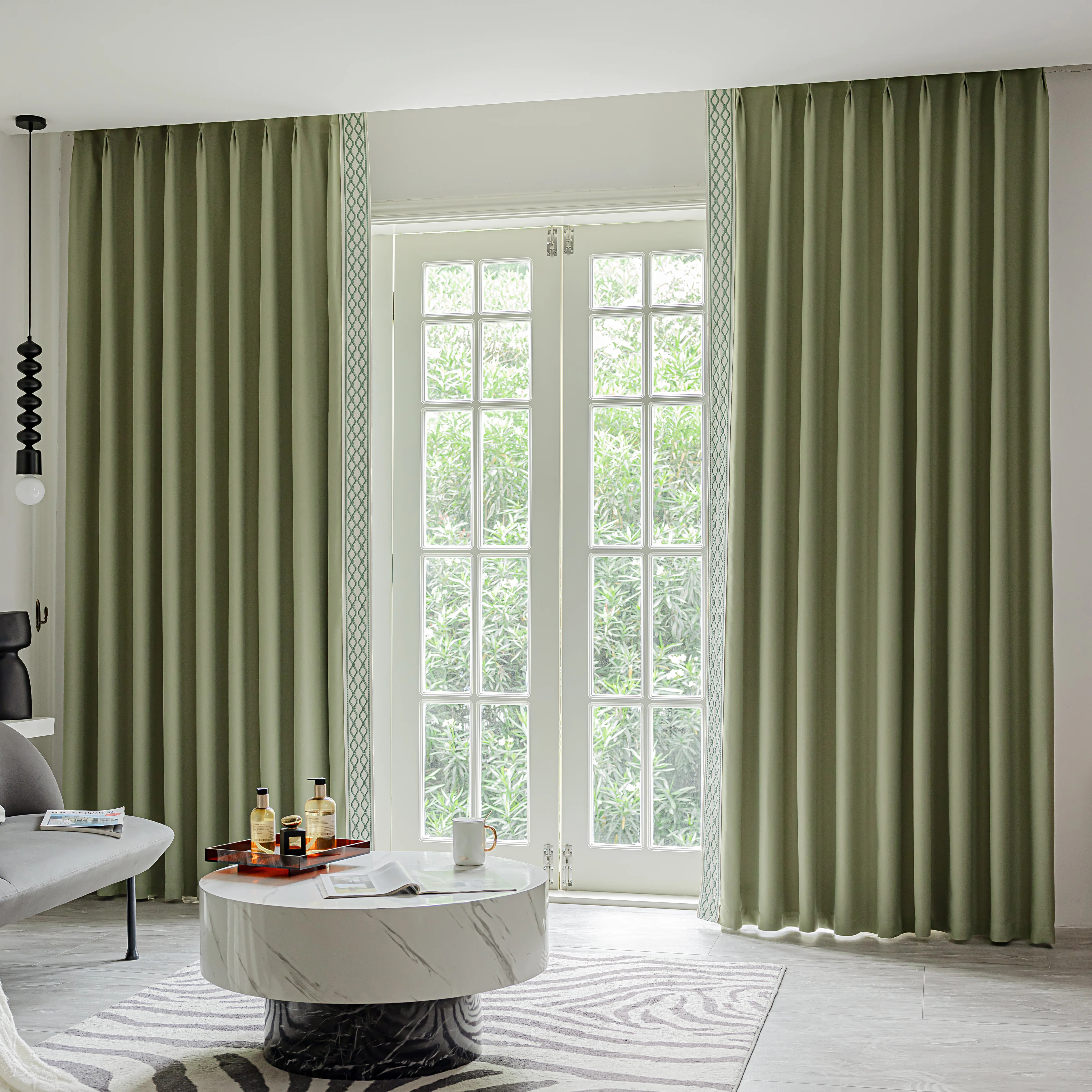 Visionary Home Jayde Cotton Blend Room Darkening Curtain Panel Pair & Reviews | Wayfair | Wayfair North America