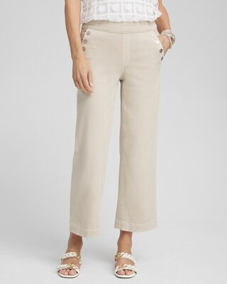 Pull-On Wide Leg Ankle Jeans | Chico's