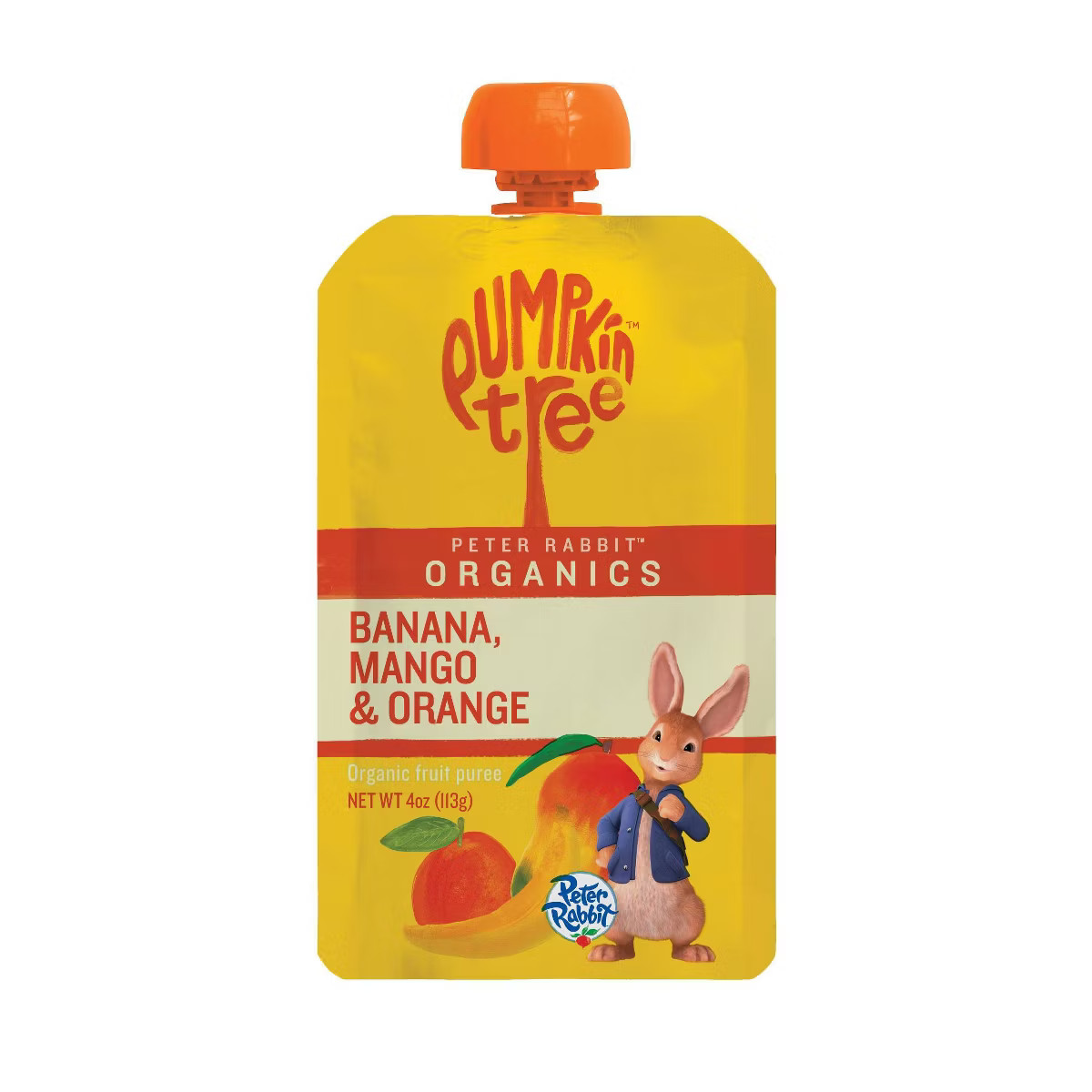 Peter Rabbit Organics Banana Mango & Orange Baby Food Pouch - 4oz | Target