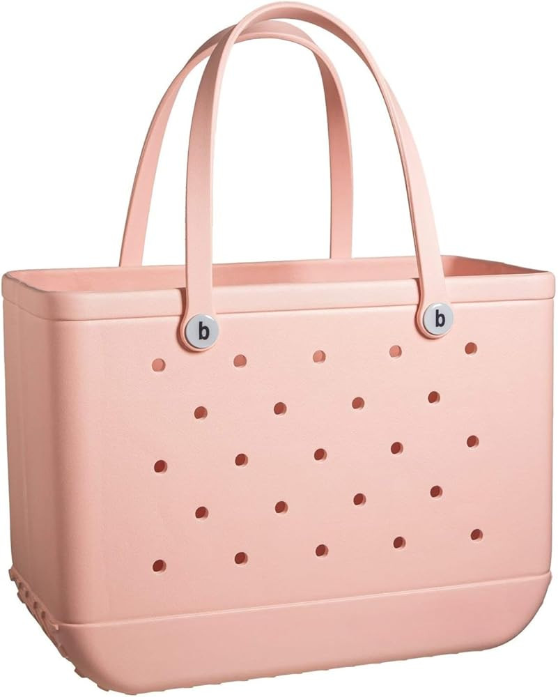 Rubber Beach Tote Bag,Waterproof Washable Tip Proof Durable Open Tote Bag for The Beach Pool Spor... | Amazon (US)