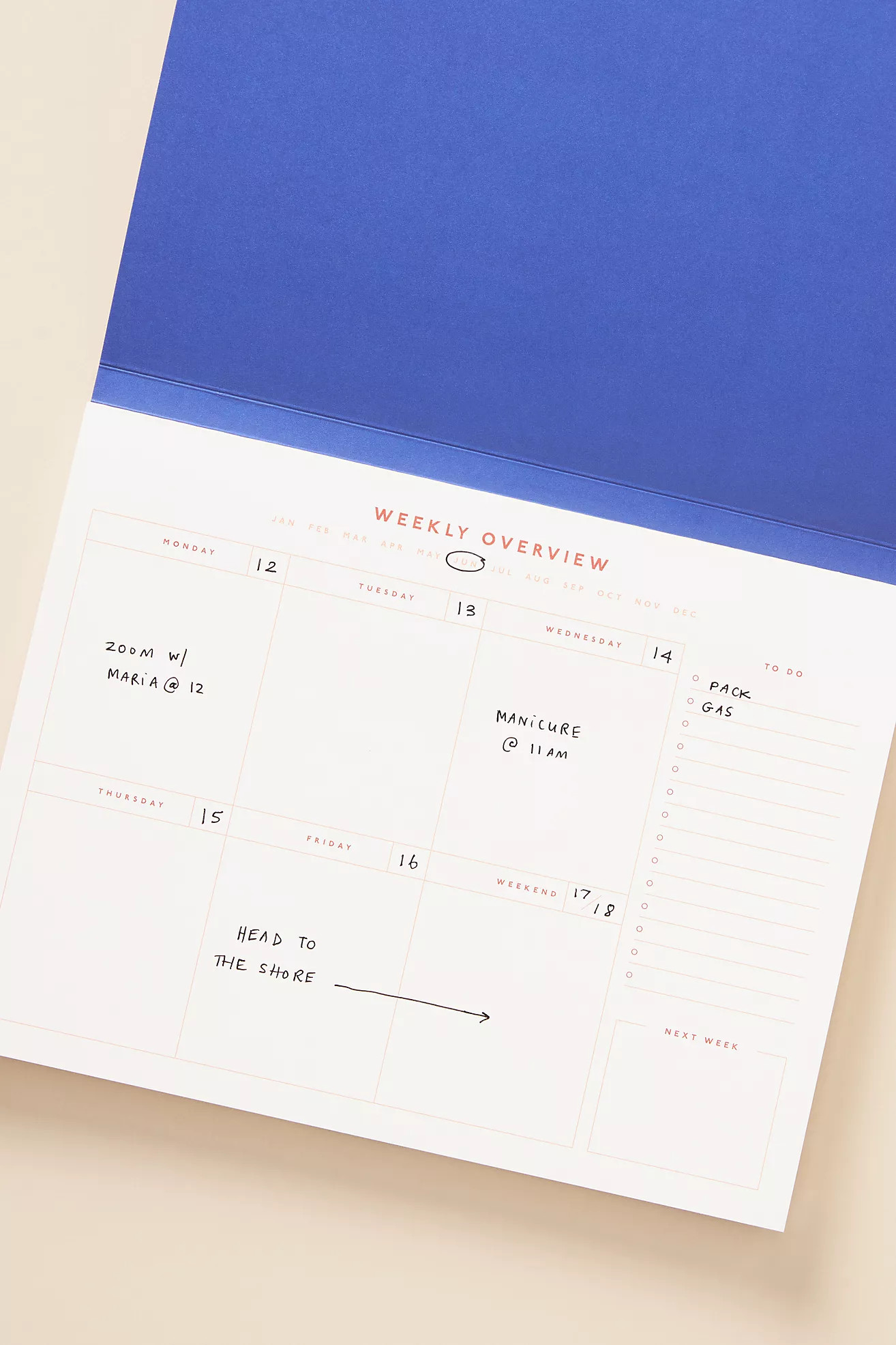 Papier Weekly Planner Notepad | Anthropologie (US)