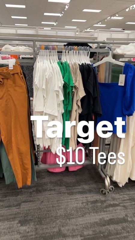 Comment “target tee link” to get links sent directly to your messages. Literally love these tees! $10 from target come in several pretty colors. Have plenty of length and roomy fit. I love tucking them in all the way around. 
.
#target #sharemytargetstyle #targetfinds #targetfashion #basicstyle #casualstyle #casualfashion 

#LTKunder50 #LTKFind #LTKsalealert