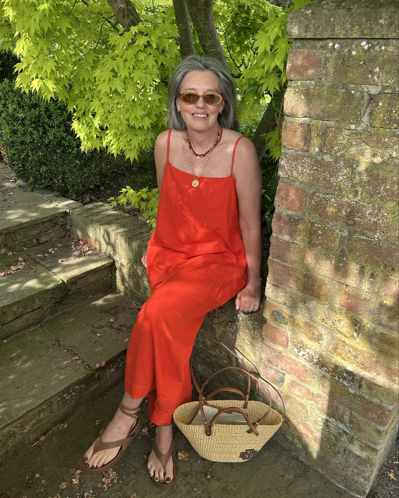 Sunny Days in this gorgeous 2piece from Free People 
Wearing a medium 
Bag is old Tory Birch similar linked. 

#LTKsummer #LTKstyletip #LTKmidsize