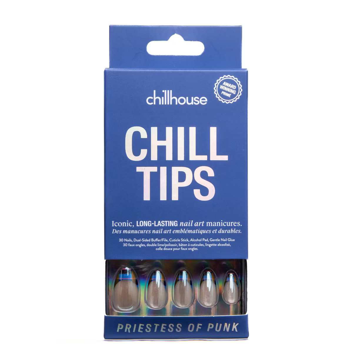 Chillhouse Chill Tips Fake Nails - Design Studio - Priestess of Punk - 24ct | Target