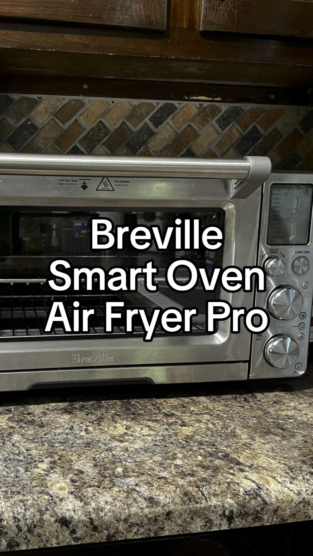 This Breville Smart Oven Air Fryer Pro does everything from toasting to roasting. 

With 13 different functions to choose from, you can bake casseroles, make a frozen pizza, toast bread, proof dough, dehydrate fruit, reheat leftovers, and broil a steak. 

I use it every day!

I also listed a few Breville models in different price ranges.


#LTKVideo #LTKHome