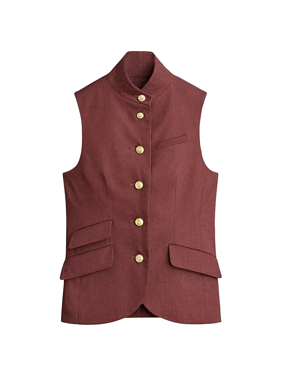 Slade Linen-Blend Vest | Saks Fifth Avenue