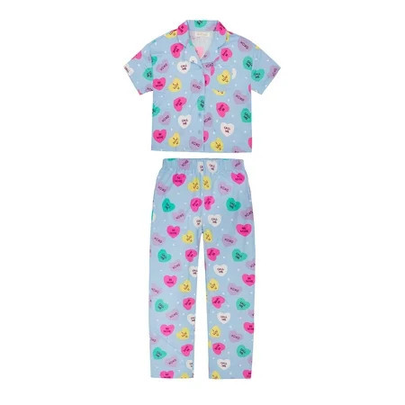 Planet Gold Girls Vday Coat Set, Sizes 4-18 | Walmart (US)