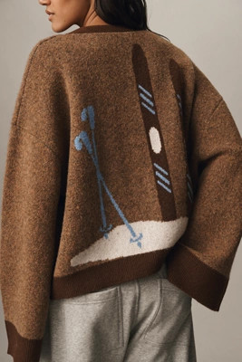 Bel Kazan Skier Icon Cardigan | Anthropologie (US)