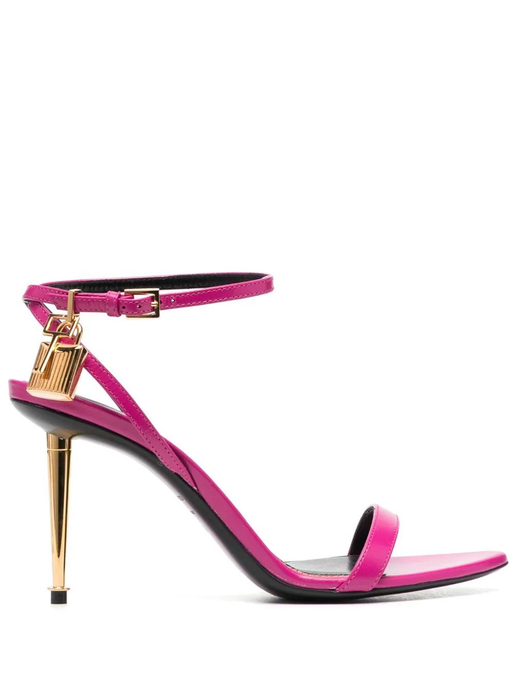 TOM FORD Naked 95 padlock-detailed Sandals - Farfetch | Farfetch Global