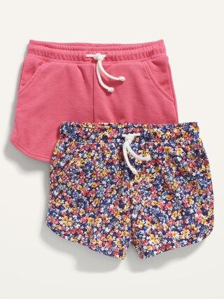 French Terry Sweat Shorts 2-Pack for Toddler Girls | Old Navy (US)