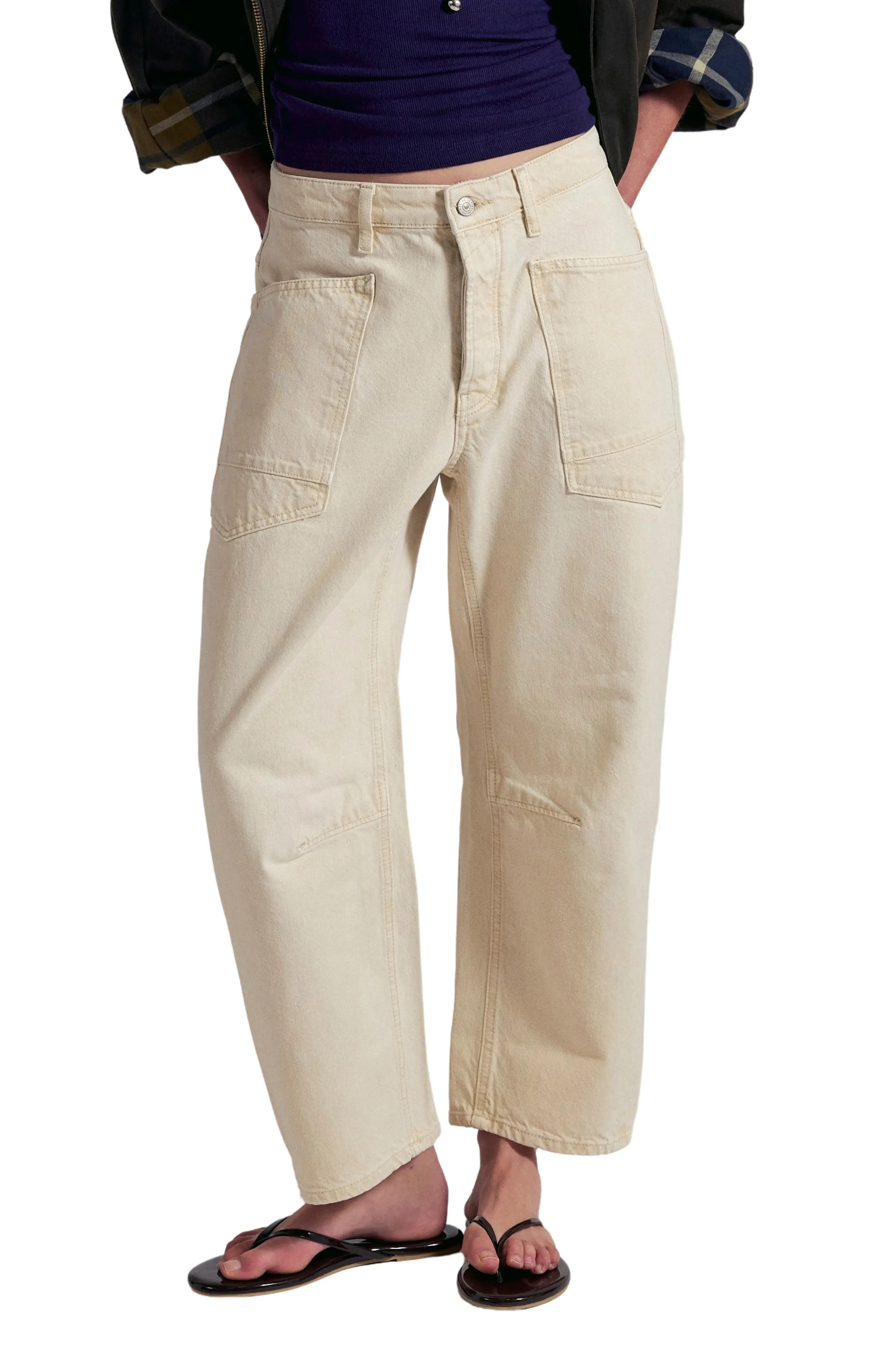 Free People We The Free Minimalist Moxie Barrel Jeans (Women) | Nordstrom | Nordstrom
