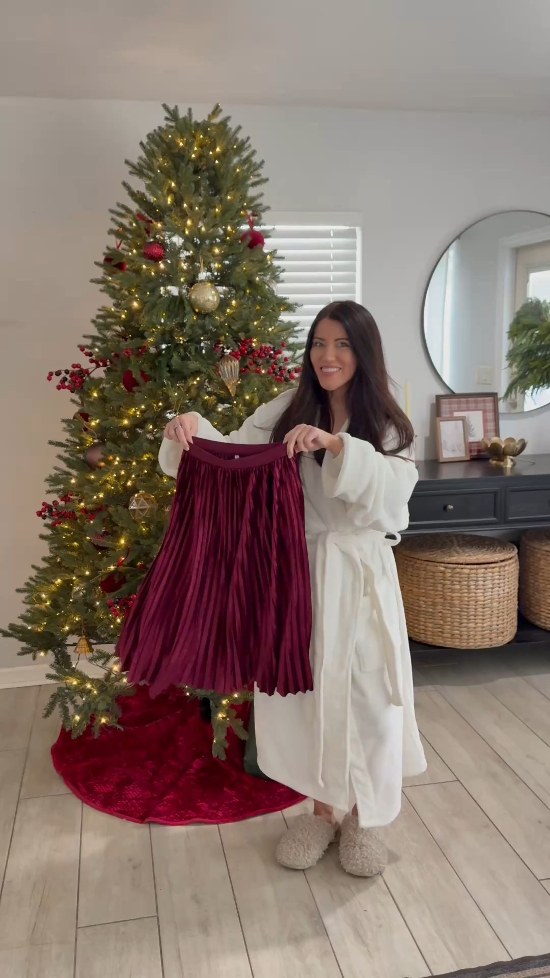 An easy holiday outfit all from Amazon. I love this color and this velvet skirt is beautiful and looks expensive! 


Christmas outfit inspiration, holiday outfit inspiration, Christmas outfit, easy Amazon holiday outfit, seasonal outfit, holiday outfit of the day

#LTKootd #LTKHoliday #LTKSeasonal