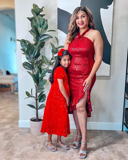 We are sharing a mommy and me festive look for the holidays. outfits are from amazon and some are on sale! 

My dresses come in different colors; I’m wearing size large 

Arianni is wearing girl size 7 in the red velvet dress with sequins. 

Christmas outfits / thanksgiving outfit / wedding guest dress / cocktail dress / matching family photo / family holiday photo / amazon outfit / fall outfit / fall amazon outfit / amazon find/ 
Evening dress / kids Christmas / size 12 / family outfit / Christmas concert / winter concert / winter formal / winter recital
grace Karin / #ad #gifted #gracekarin / red dress / holiday party outfit/ holiday dress / holiday outfits 

#ltkmidsize

Follow my shop @BringingBackBabeeta on the @shop.LTK app to shop this post and get my exclusive app-only content!

#liketkit 
@shop.ltk
https://liketk.it/4lBQ5

#LTKHoliday #LTKSeasonal #LTKfamily #LTKmidsize