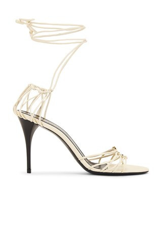 Saint Laurent Babylone Sandal in Beige | FWRD 