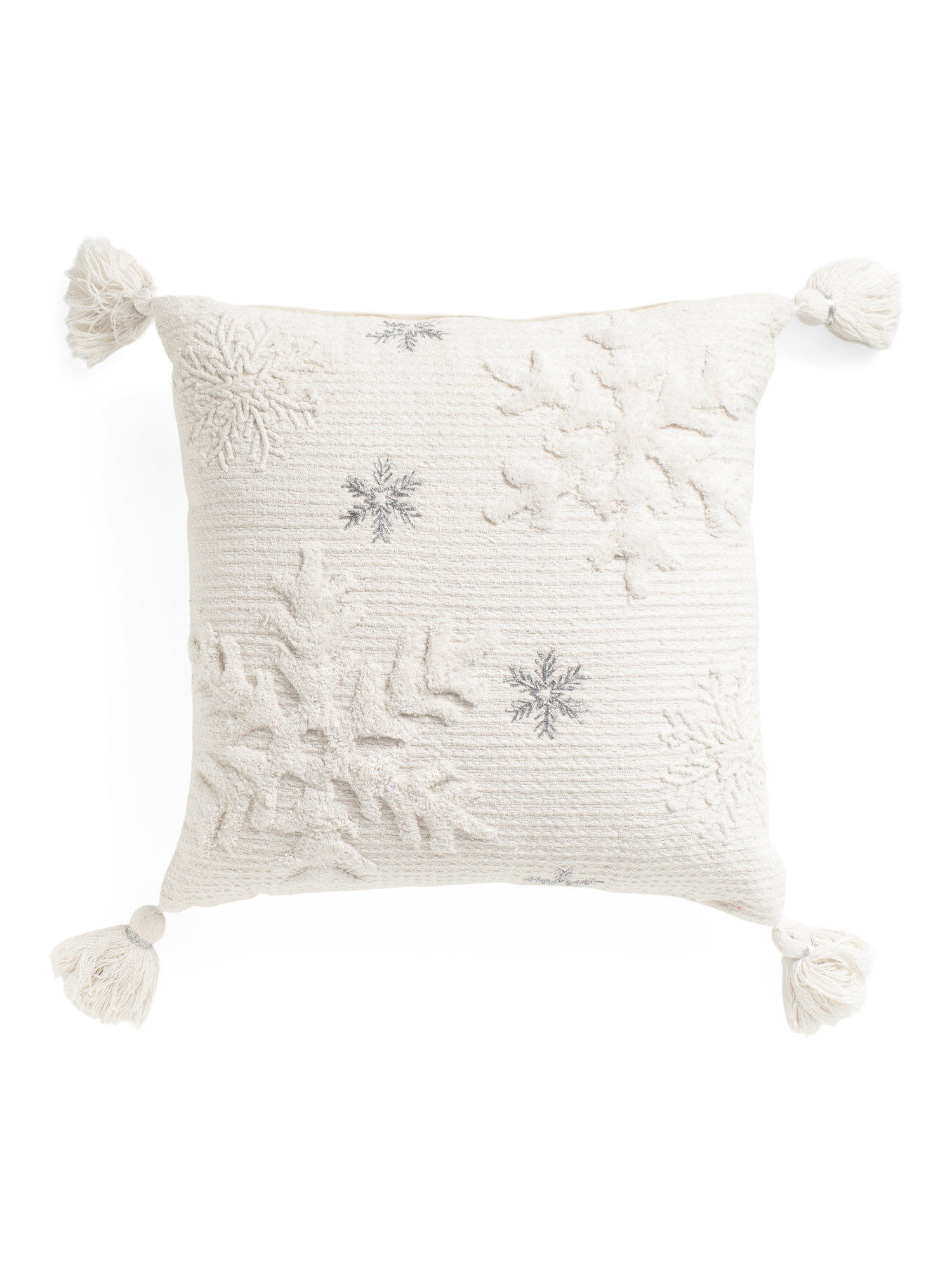 20x20 Tufted Snowflake Pillow | Pillows & Decor | Marshalls | Marshalls