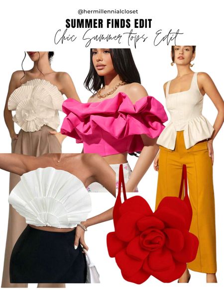 CHIC SUMMER TOPS EDIT-SHOP MY FINDS 

#LTKSeasonal #LTKStyleTip #LTKPlusSize