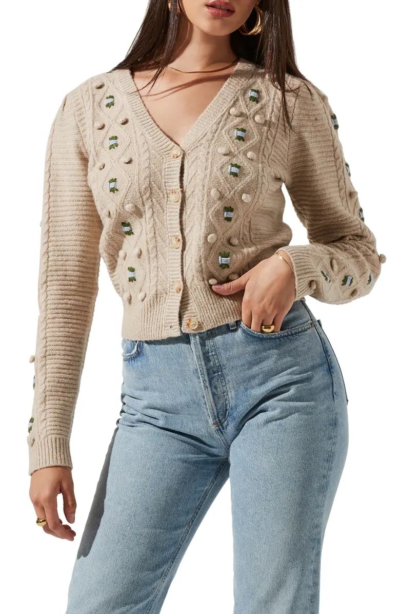 Embroidered Cardigan | Nordstrom