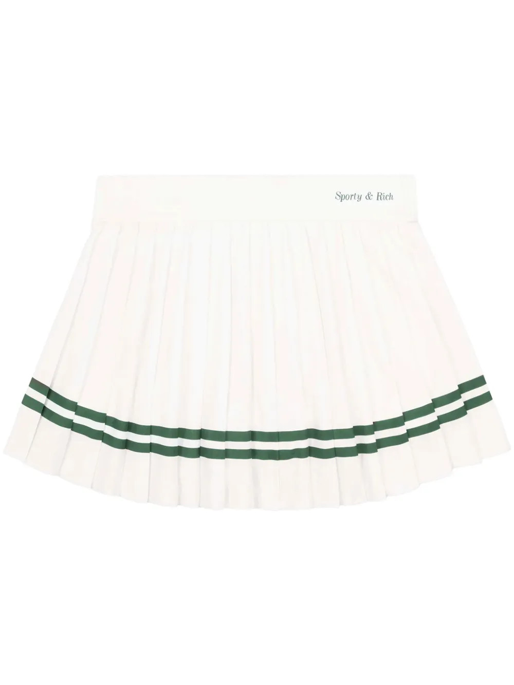logo-print pleated miniskirt | Farfetch Global