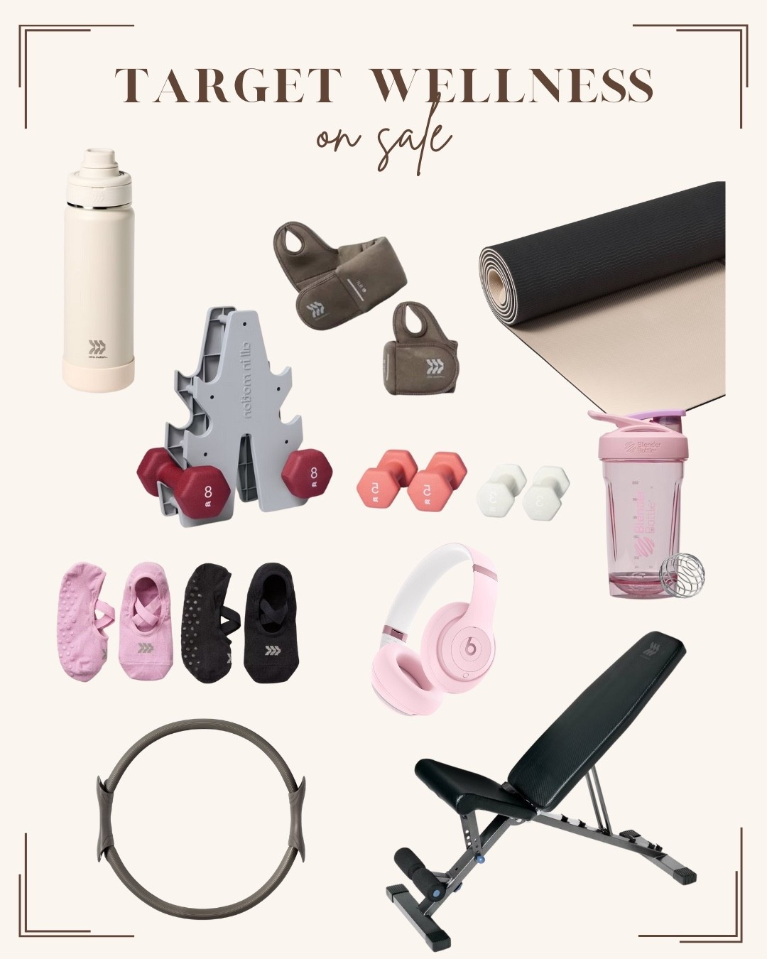 30% off target fitness items // at home gym accessories 

#LTKActive #LTKfitnessgoals #LTKSaleAlert