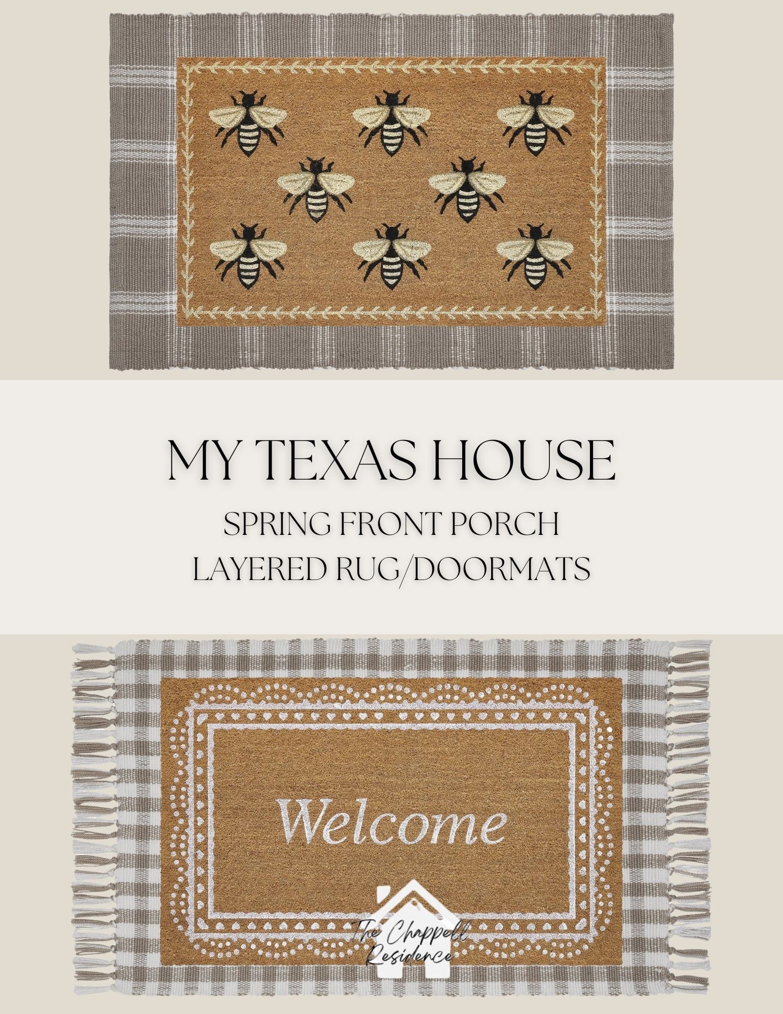 My Texas House Spring Front Porch Layered Rug/Doormats

#LTKHome #LTKU #LTKSeasonal