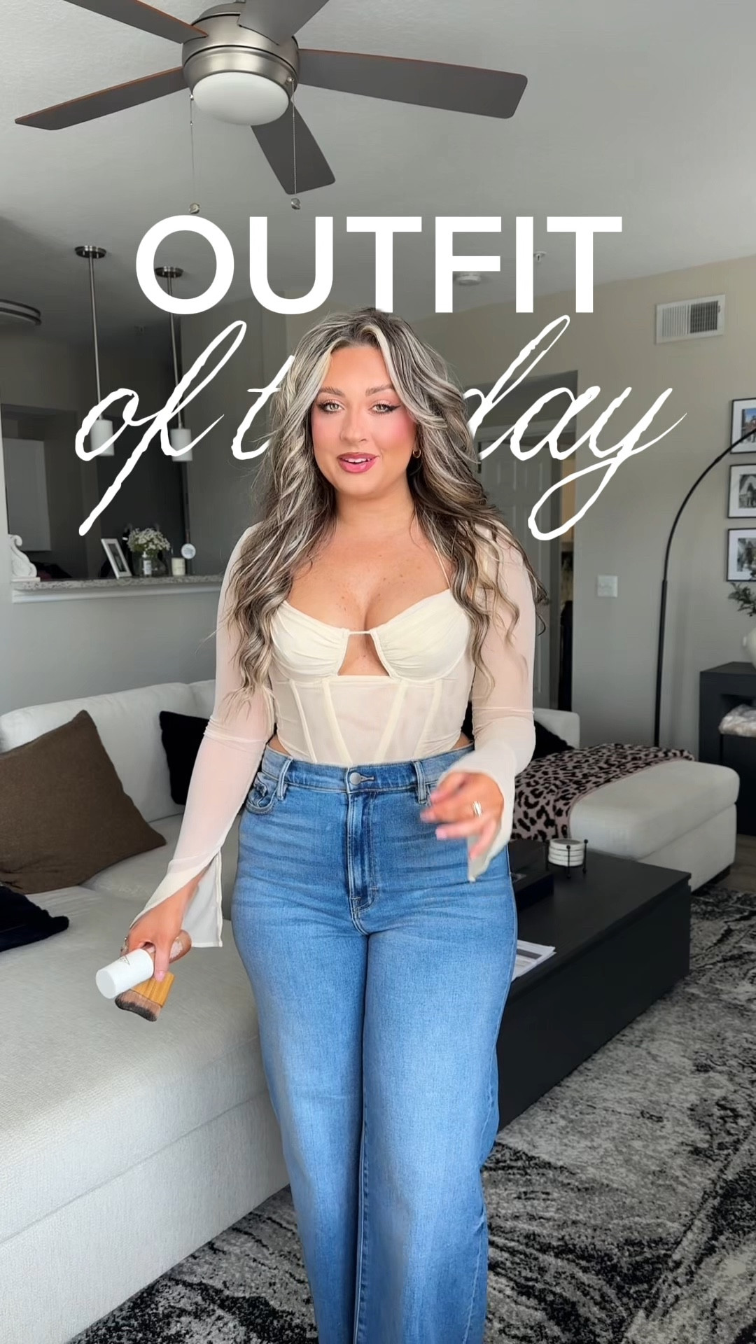 Brunch outfit if the day. These vici jeans are SO comfy! Wearing a size large/10 and a medium in the top.

#LTKxVICI #LTKFindsUnder50 #LTKStyleTip