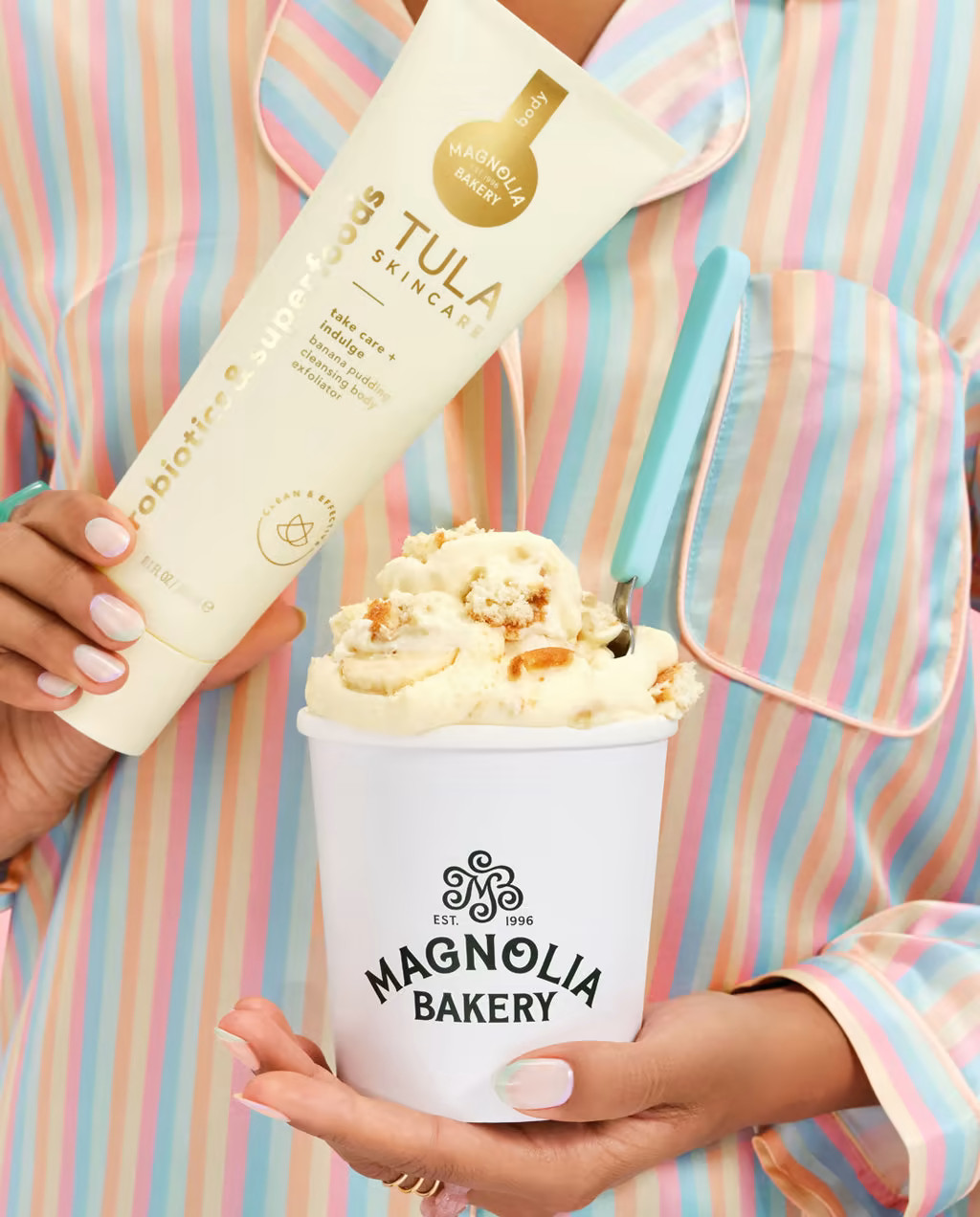 banana pudding cleansing body exfoliator | Tula Skincare