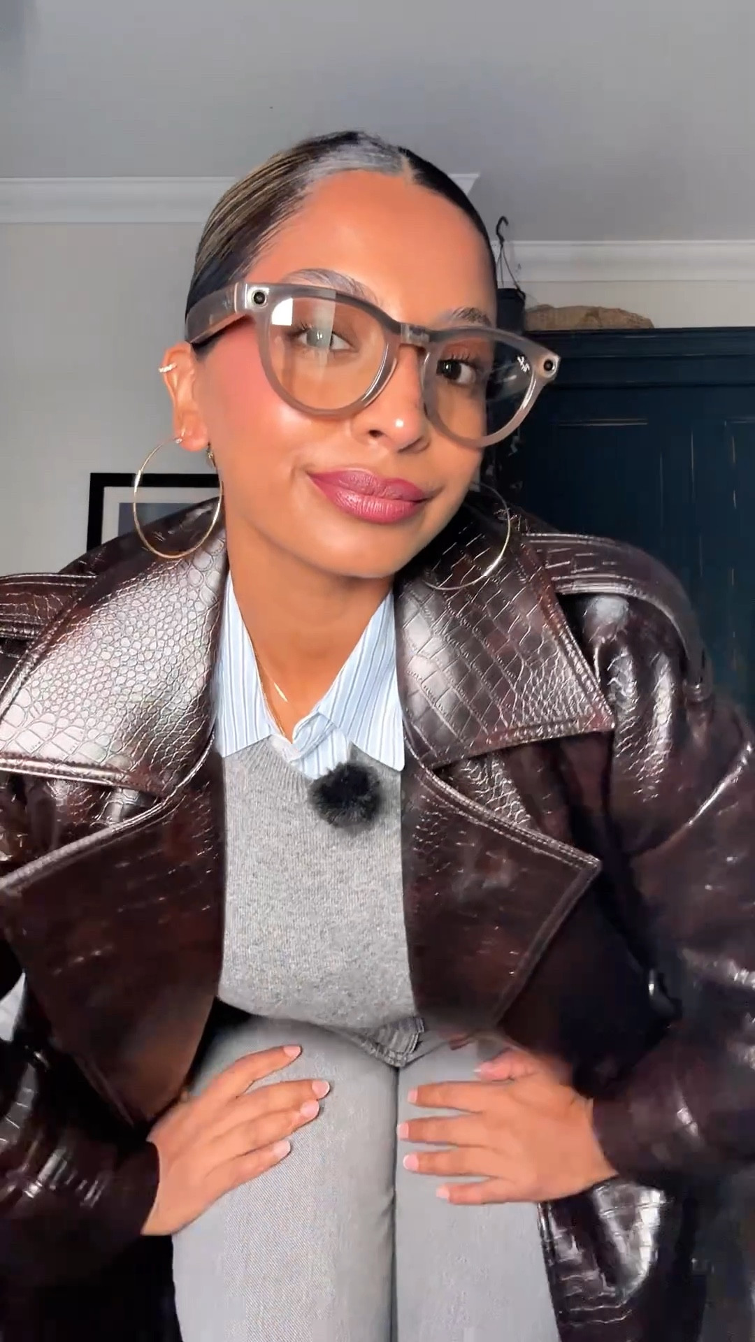 GRWM #petite #petitefashion #marksandspencer #uniqlo #raybanmeta 