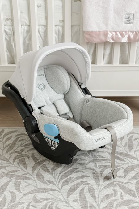 We were relieved to [re]discover that our UppaBaby Mesa V2 infant car seat is still valid until September of 2027! I gave it a thorough cleaning (vacuumed out all crumbs, washed all padding, etc.) and it looks as good as new. 
We’re all set for baby to arrive now! I love that I can manage this car seat with one hand, especially since I also have a toddler to keep my eyes on. 😅 We’ll install the base in the car soon so that we have it all prepared for whenever baby girl decides to arrive.

#LTKbaby