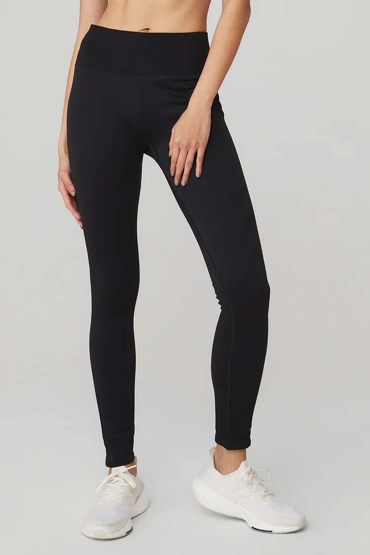 Seamless High-Waist Ribbed Legging | Alo Yoga (US)