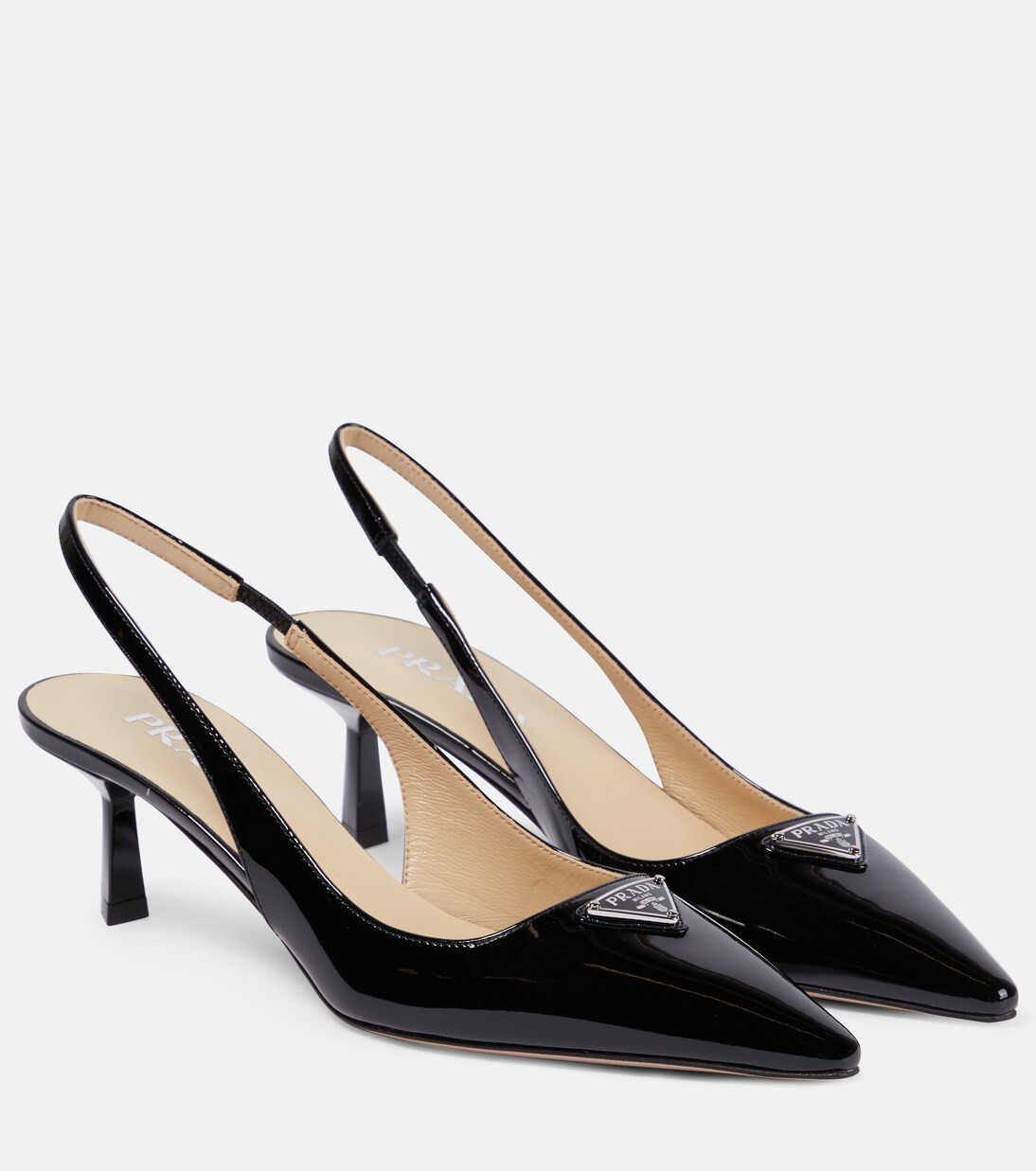 Escarpins en cuir à logo | Mytheresa (FR)