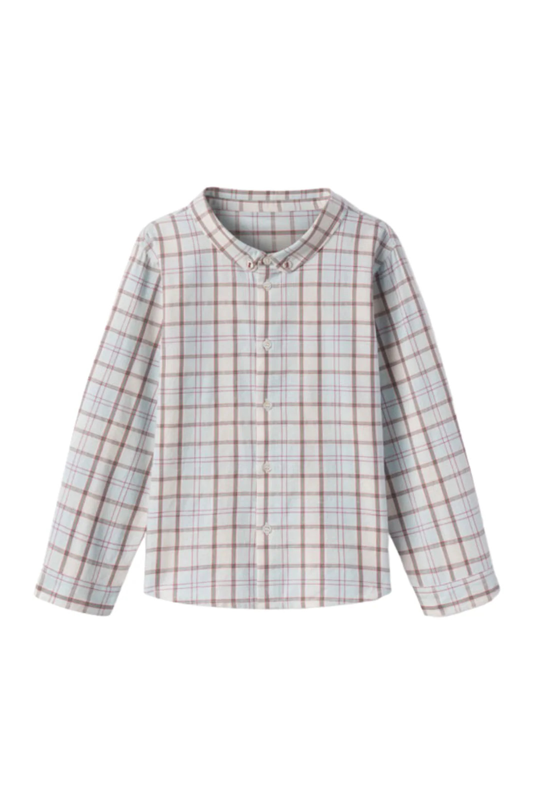 Grayson Shirt in Powder Plaid | Baybala