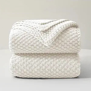 Peace nest Chunky Knit Blanket for Women,Soft Cable Knitted Throw Blanket for Couch,Sofa,Chair,Be... | Amazon (US)