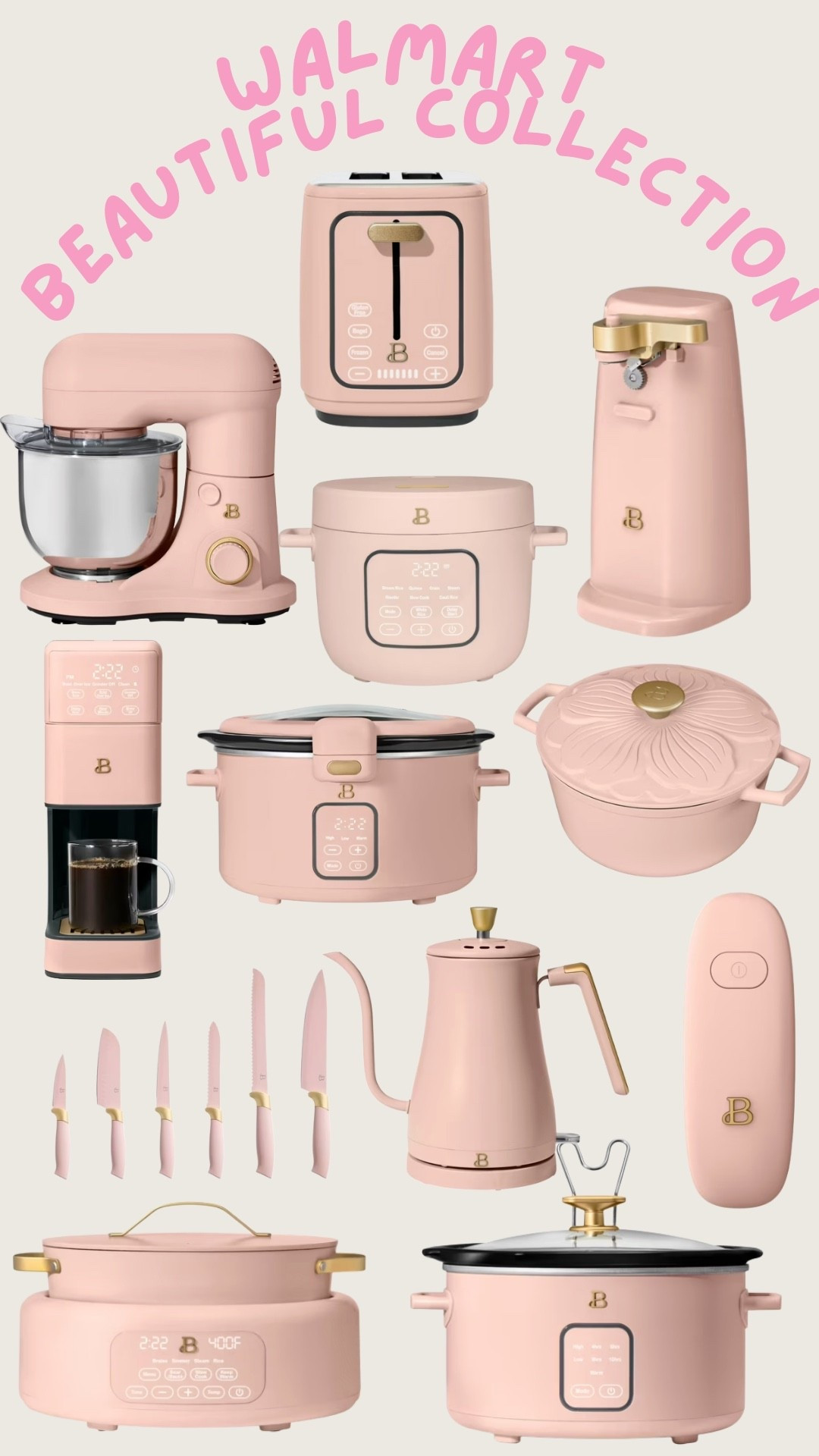 Beautiful appliances. Drew Barrymore. Pink. Kitchen appliances. Home favorites. Home finds. Trending. Best sellers. Viral  

#LTKFindsUnder100 #LTKHome #LTKSeasonal