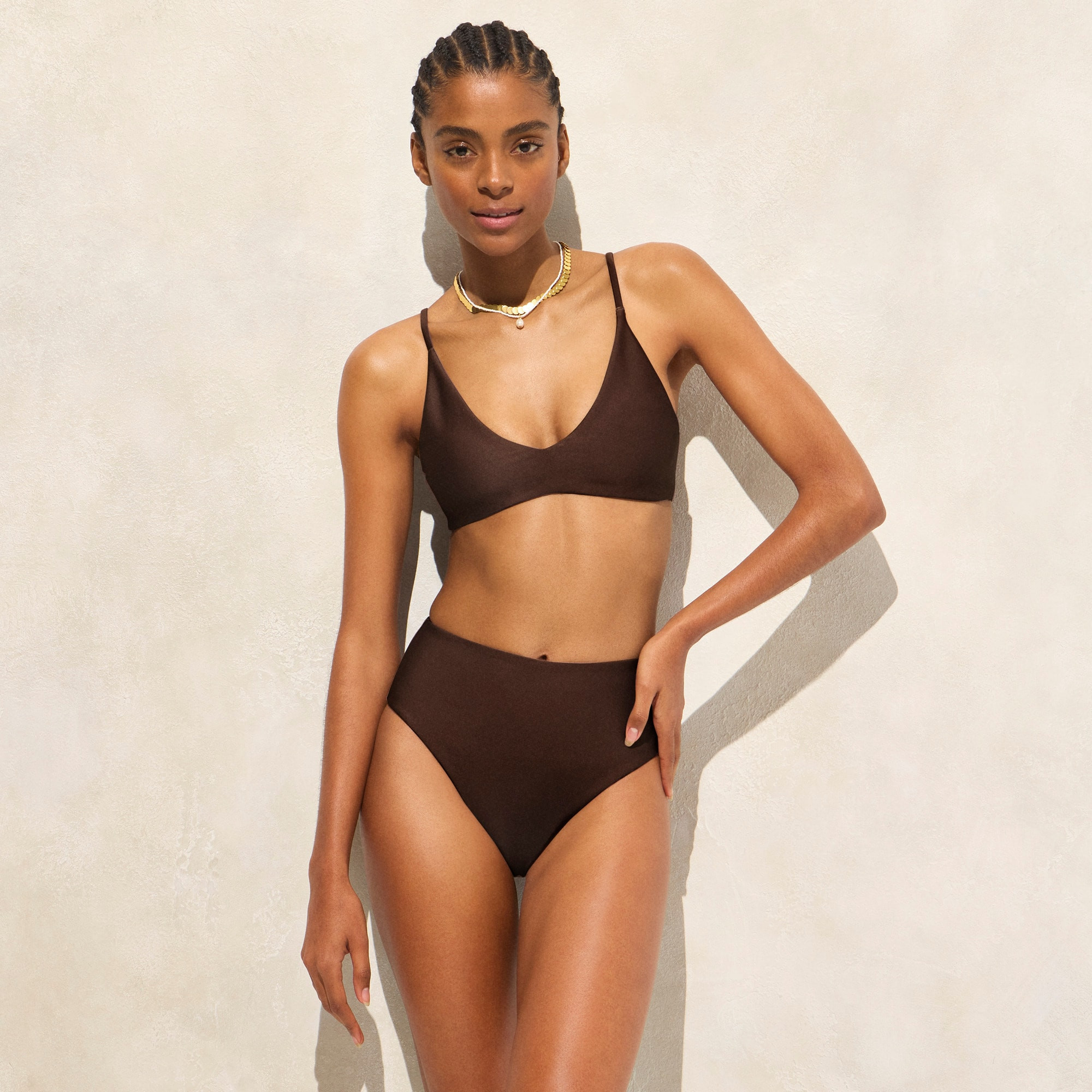 Hallie bikini bottom in Classic Sculpt&trade; | J. Crew US