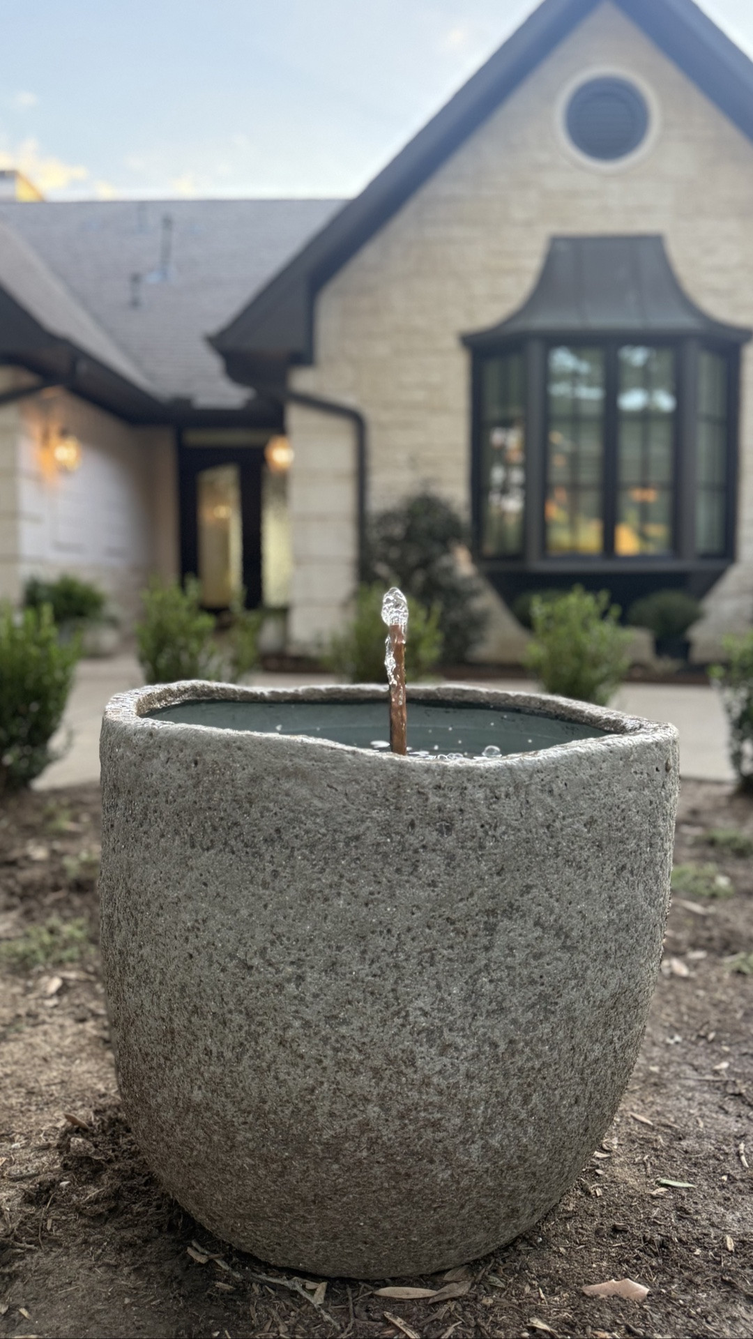 Limestone trough water fountain - super easy to recreate! ￼

Curb appeal, landscape, garden

#LTKHome