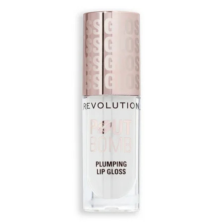 Revolution Pout Bomb Plumping Gloss Glaze Clear | Walmart (US)