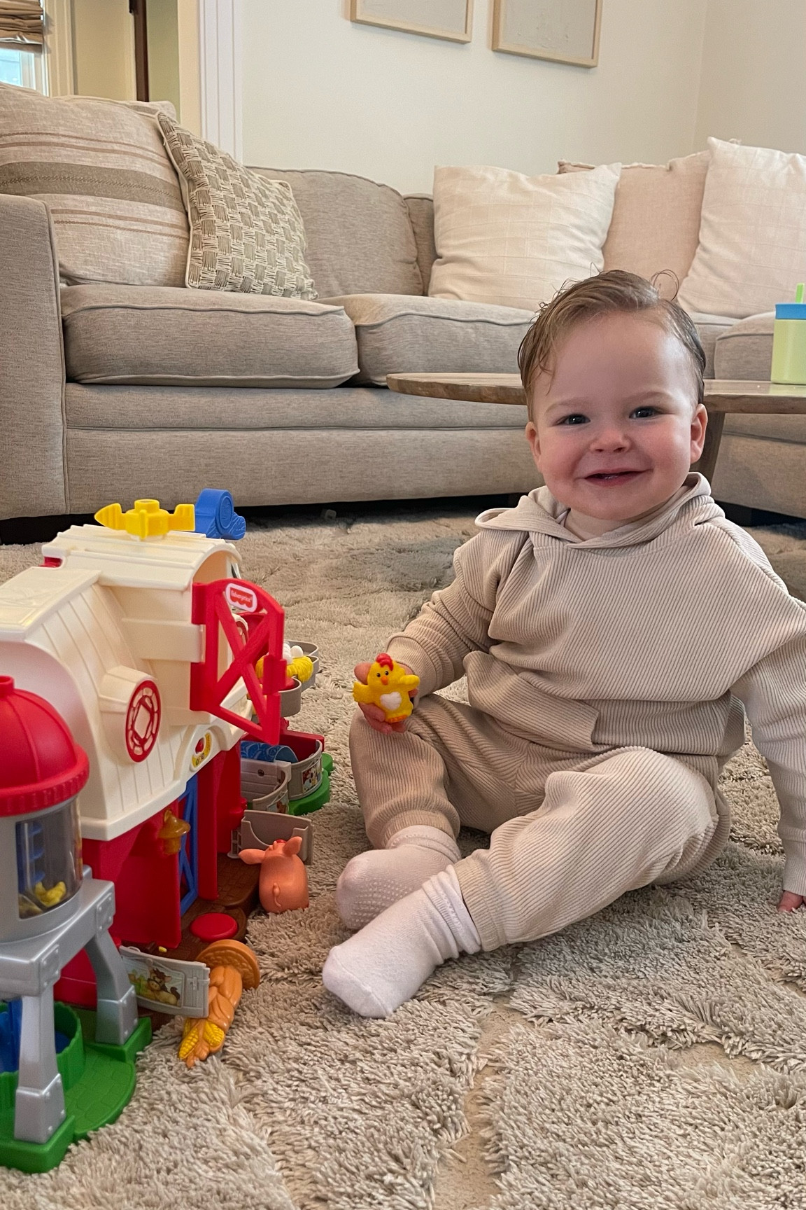 Toddler comfy target outfit matching pants and hoodie sweatshirt neutral modern boy girl unisex 

#LTKKids #LTKBaby