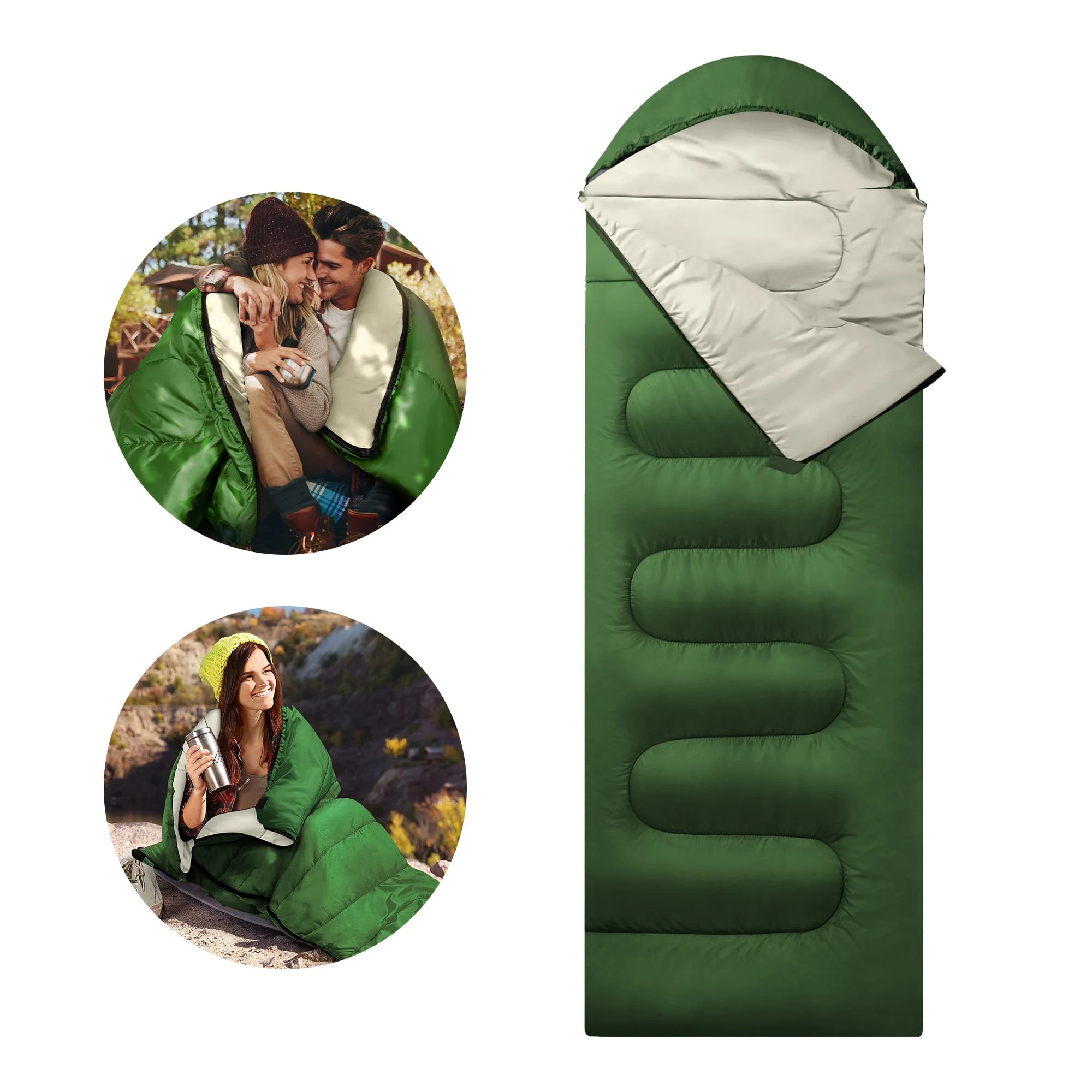 EEEkit Camping Sleeping Bag for Adult, Waterproof Lightweight Sleeping Bag Fit for Spring Summer ... | Walmart (US)