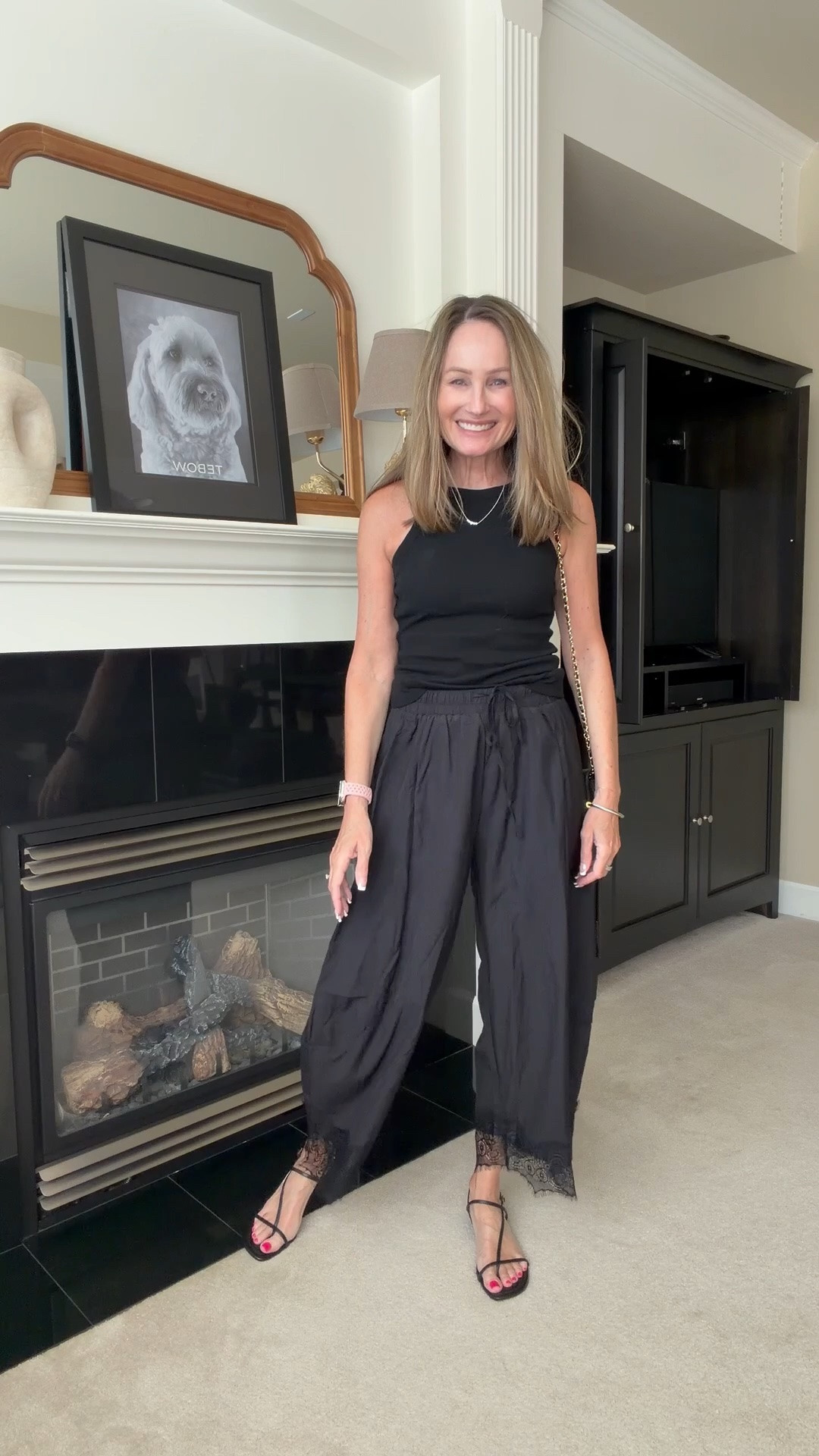 Did not expect to like these lace trimmed pants as much as I did!

#LTKootd