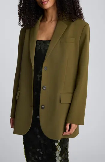 Kenneth Cole Three-Button Boyfriend Blazer | Nordstrom | Nordstrom