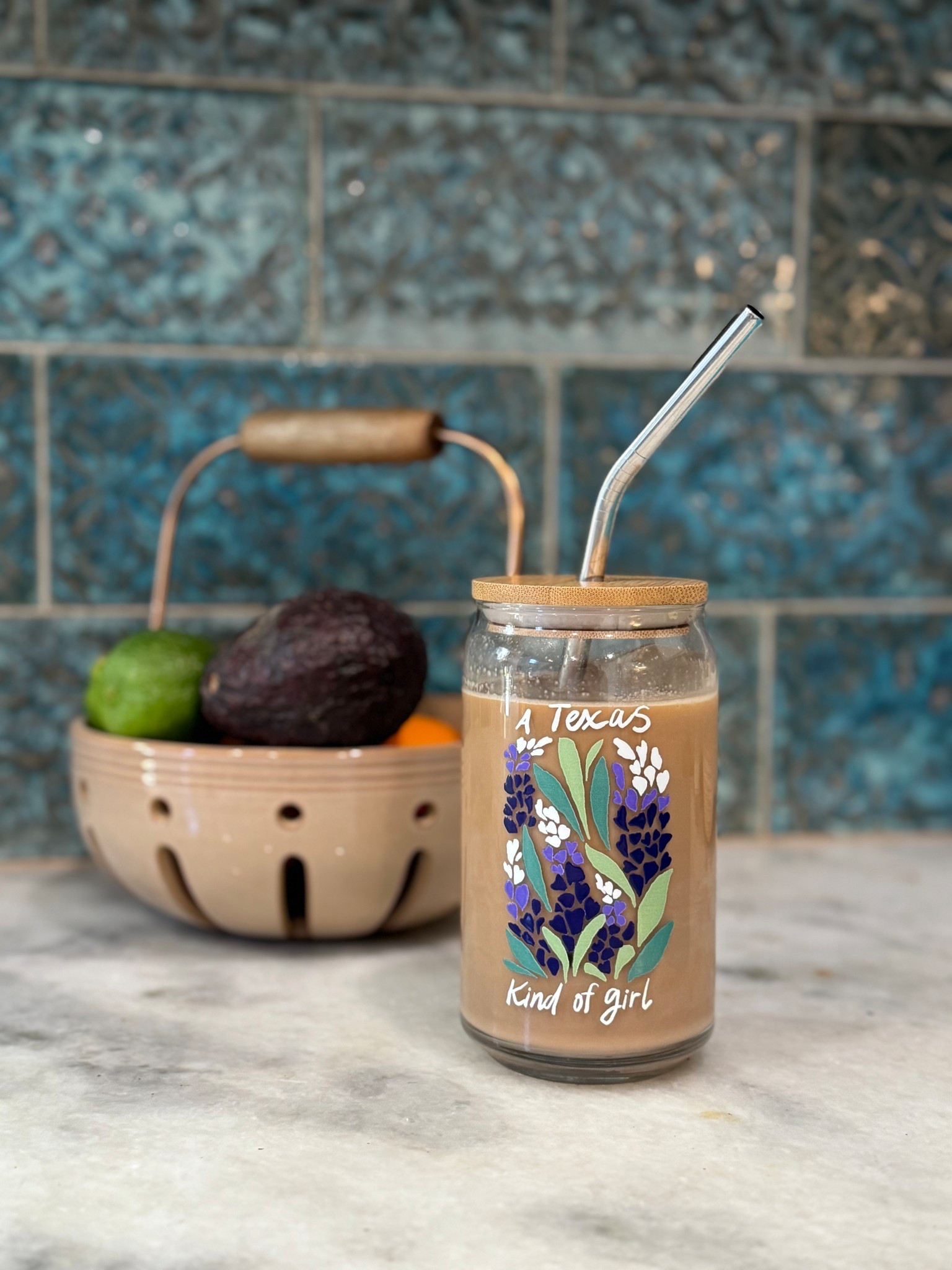 The perfect gift for a Texas girl  

#texas #texasgirl #texasgifts
#icedcoffeeglass