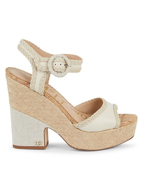 Lillie Cork & Leather Platform Sandals | Saks Fifth Avenue OFF 5TH