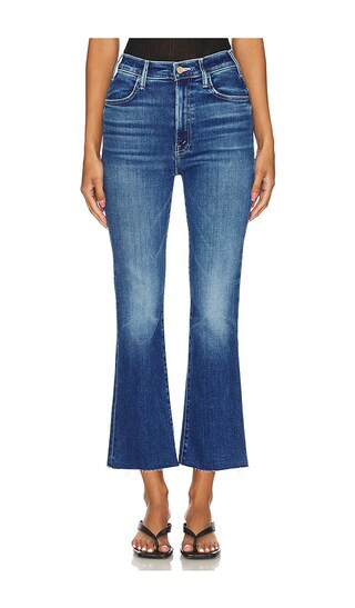 MOTHER The Hustler Ankle Fray Jeans in Denim-Medium. - size 29 | Revolve Clothing (Global)