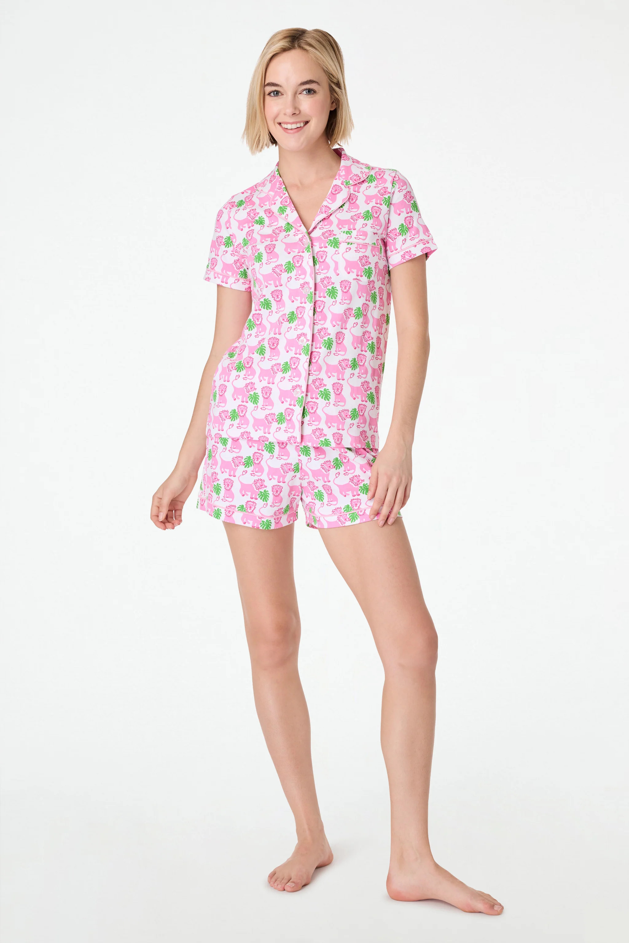 Leo The Lion Polo Pajamas | Roller Rabbit | Roller Rabbit