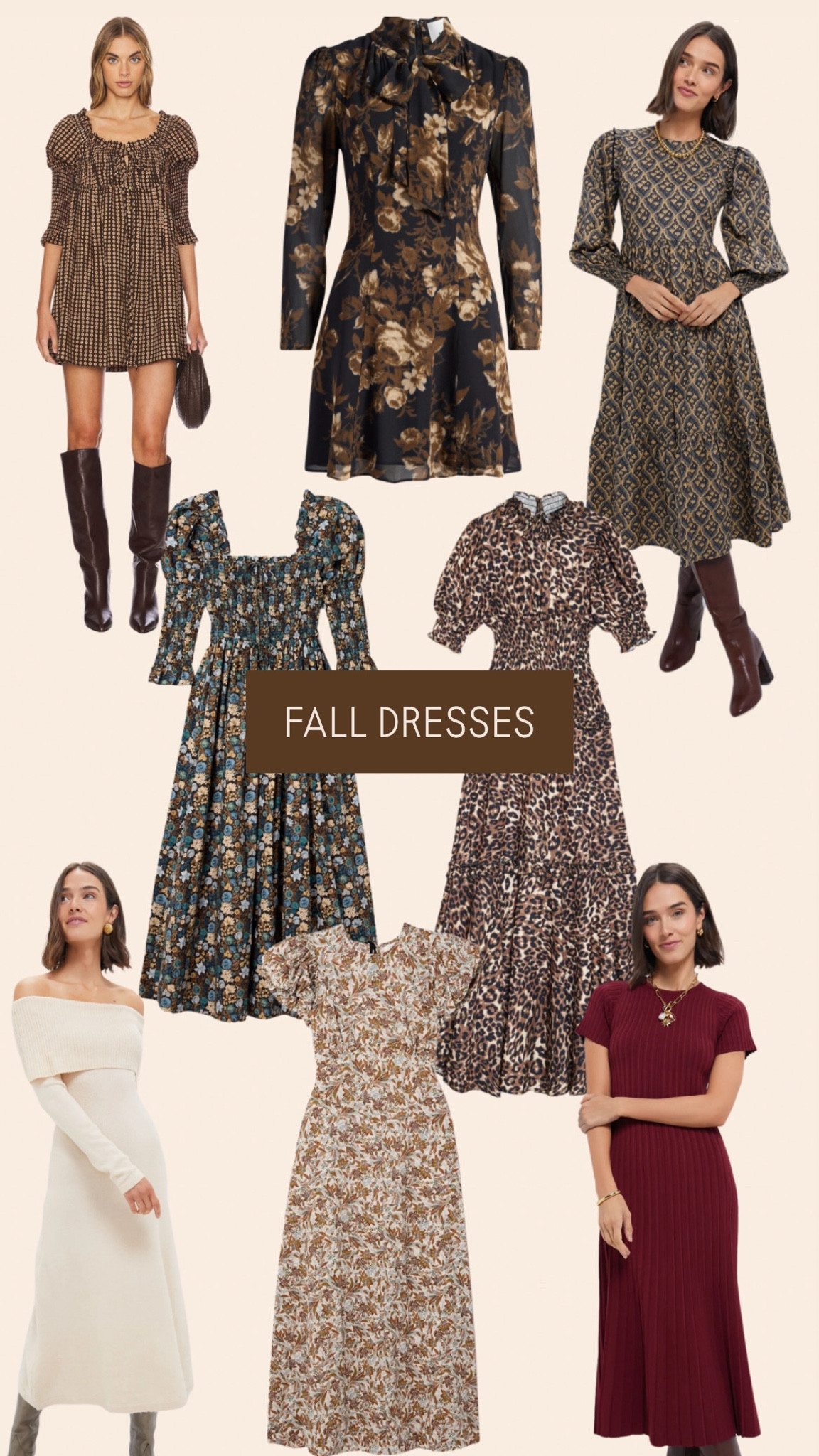 Fall Dresses 🤎

#LTKStyleTip #LTKFindsUnder100 #LTKSeasonal